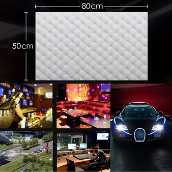 

Car Sound Heat Insulation Noise Control Deadener For Car Door Trunk Hood Ceiling Tail Cover Roof 80cm x50cm