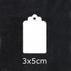 3x5cm White