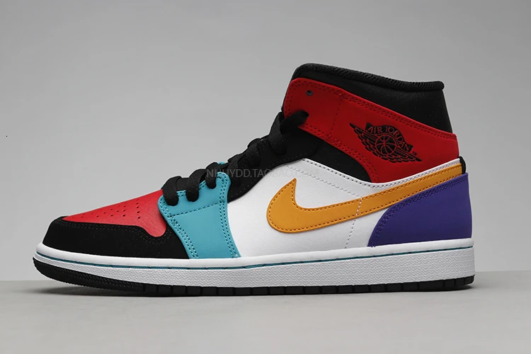 Nike Air Jordan 1 Новое поступление обувь для детей Дышащие Детские Баскетбол Спорт на открытом воздухе спортивная обувь#640734-125