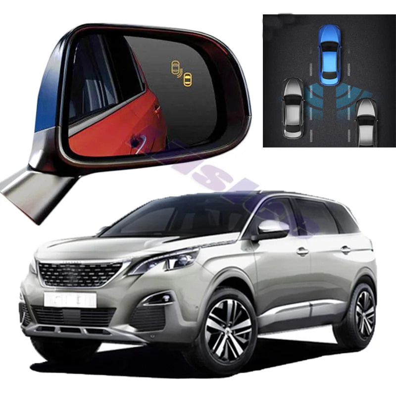 

Car BSM BSD BSA For Peugeot 5008 T87 2017 2018 2019 2020 Radar Warning Safety Driving Alert Mirror Detection Sensor