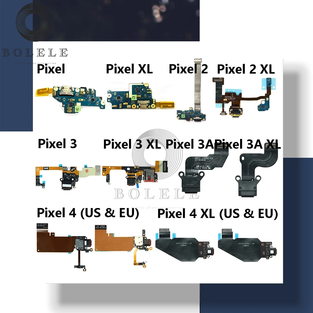 Зарядный порт для Google Pixel 2 2XL 3 3XL 3A 3AXL 4 4XL XL USB-порт зарядного устройства док-разъем