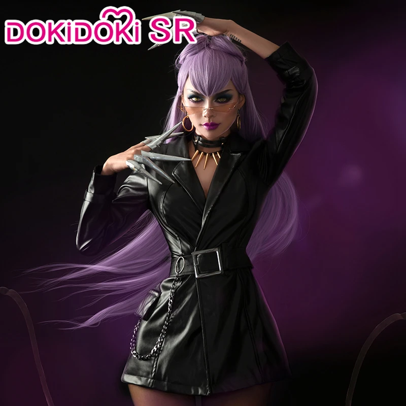 Игровая Лига Легенд DokiDoki-SR косплей The Baddest KDA evelрешению LOL League of Legends K/DA на Хэллоуин |