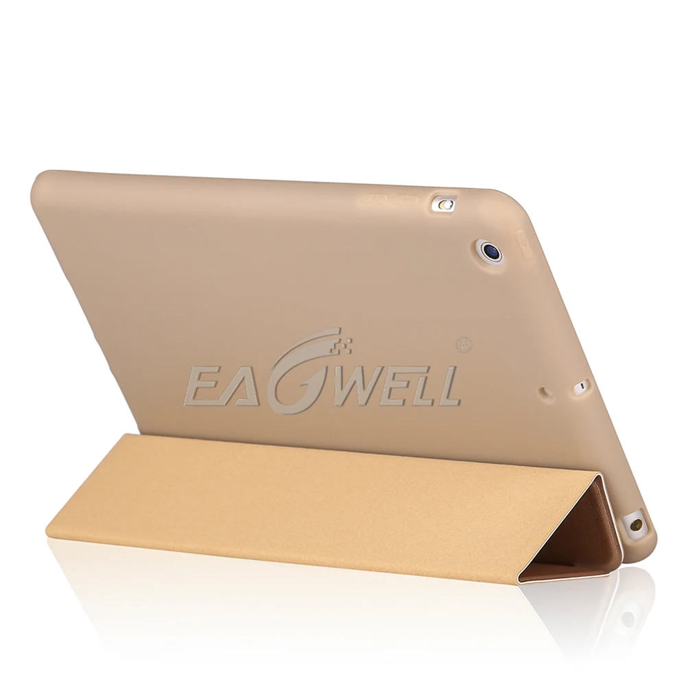 Tri-Fold PU кожаный флип-чехол-подставка для iPad Mini 5 2019 7,9 дюймов чехол Ультратонкий планшет крышка авто режим сна смарт-чехол