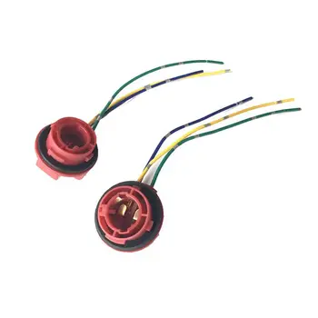 

2Pcs 1157 Bulb Socket BAY15D/1157 Lamp Holder Adapter Base Connector For Brake Lights Car Accessories