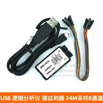 

USB Logic Analyzer, Single Chip Microcomputer, ARM FPGA Debugging Tool, 24M Sampling, 8 Channels