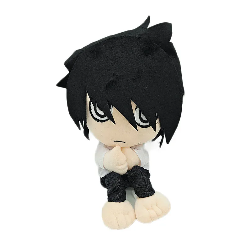 Японское аниме DEATH NOTE L · Lawliet Мягкие плюшевые игрушки кукла мягкая Милая L плюшевые куклы Детские Рождественские подарки для детей - Цвет: Белый
