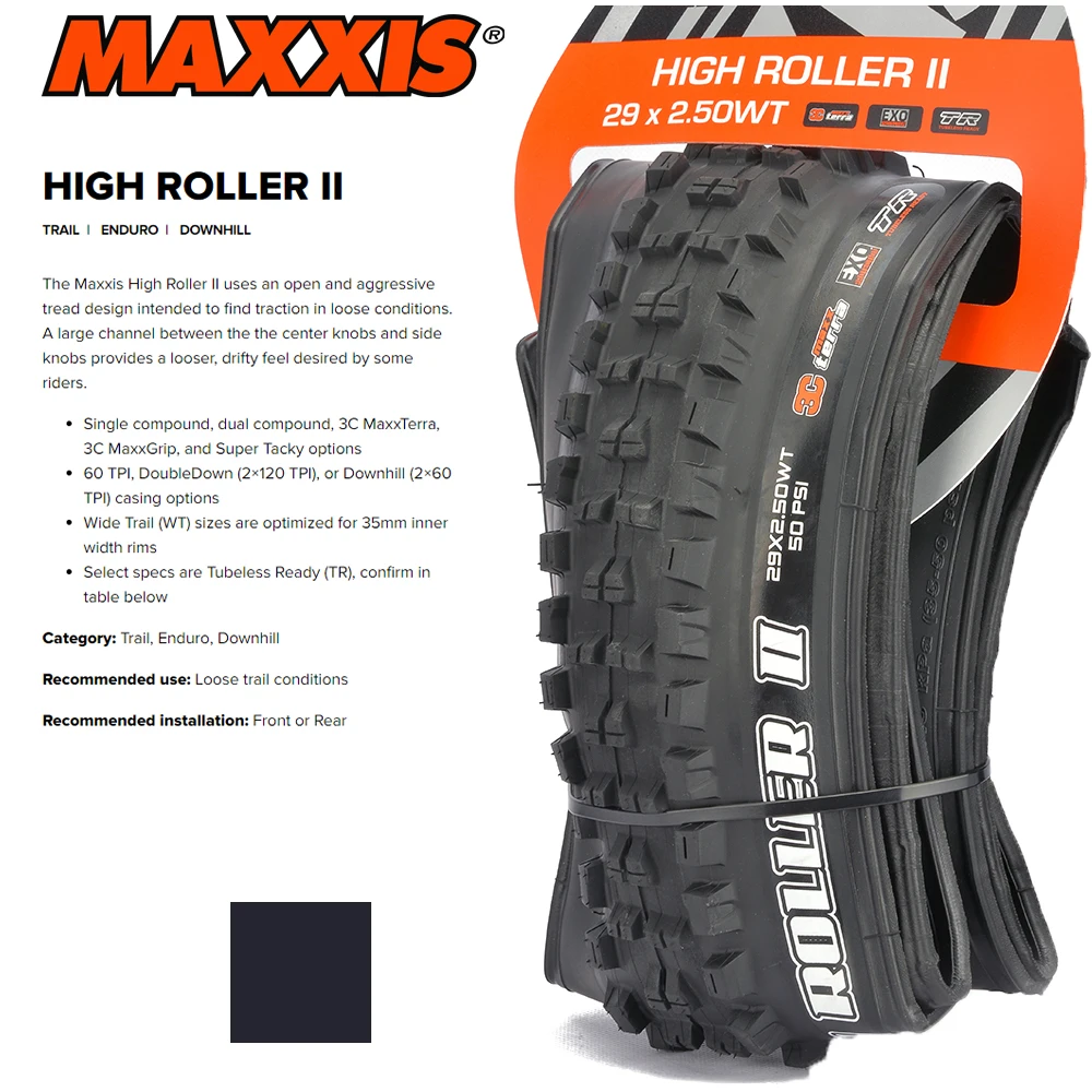 Mtb Maxxis 29x2.30 Tire | High Roller Maxxis | Mtb Bicycle Tire | 27.5x2.40  Tires - Maxxis - Aliexpress