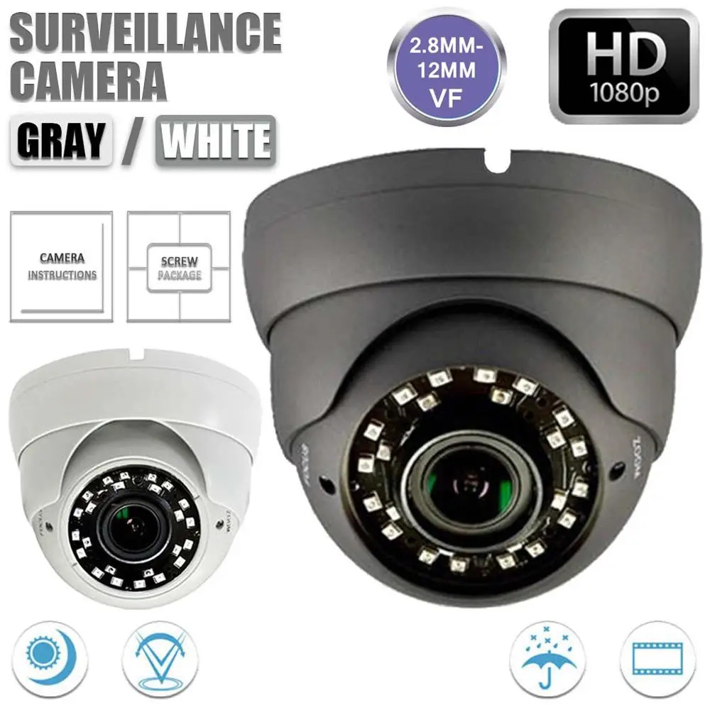 

Dome Cameras HD 1080P CCTV Home Security Surveillance Camera Day Night Video Recorder Baby Pet Monitor TVI AHD CVI CVBS 4-In-1