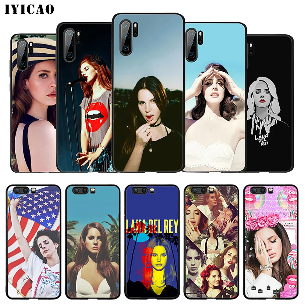 

IYICAO Lana Del Rey Soft Case for Huawei Mate 30 20 10 lite Pro Y6 Y7 Y9 Prime 2018 & Nova 3i 3 2 4 2i 5i