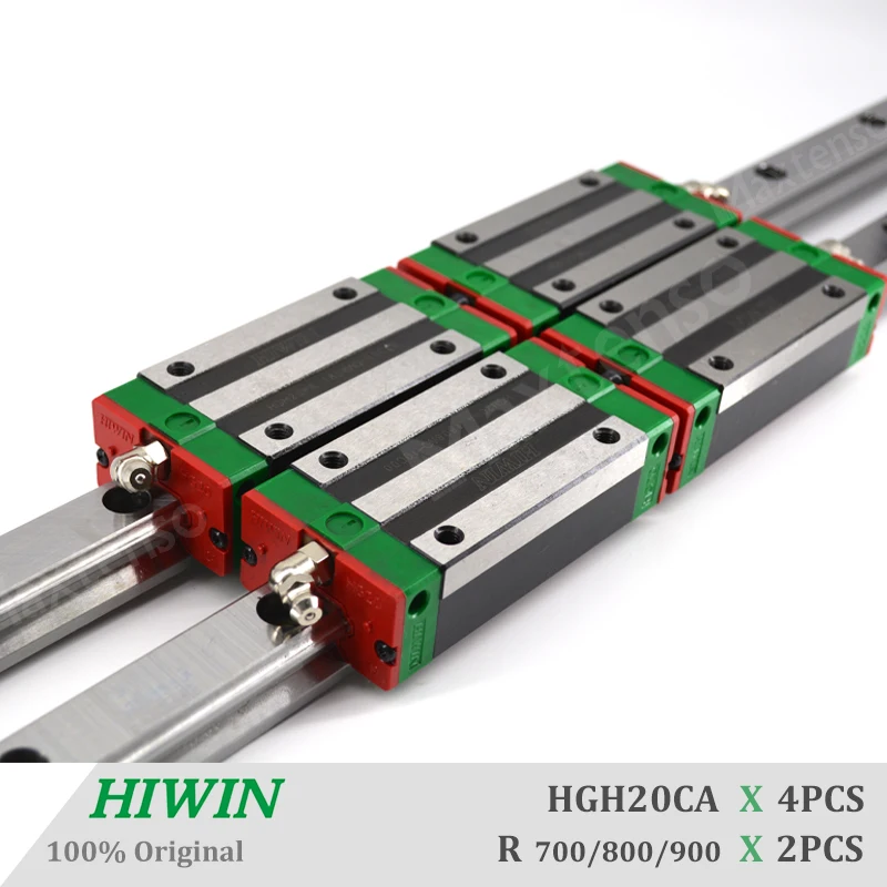 HIWIN HGR20CA высокоточные линейные направляющие рельсы и блоки каретки 700 800 900 мм