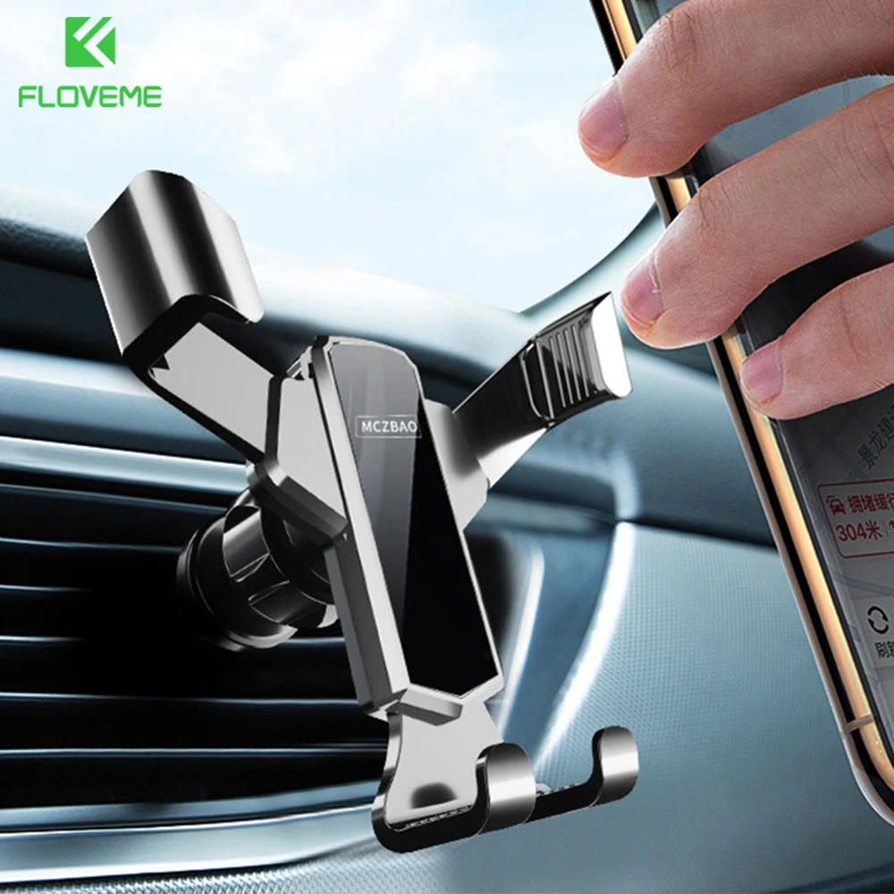 Dashboard Air Vent Gravity Car Bracket Holder For Phone In Suction Cup Stand iPhone 12 Xiaomi Redmi Samsung | Мобильные телефоны и