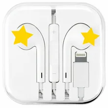 Проводные наушники fone de ouvido с микрофоном, медная петля, стерео управление для IPhone 8, 7 Plus, X, XR, XS Max, auriculares, кабель