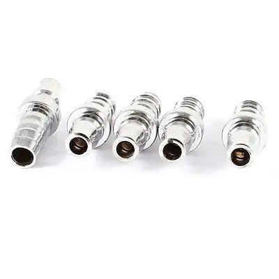 

5 Pcs PH40 13.5mm Pipe Fittings Metal Air Quick Coupler Connector Hose Barb