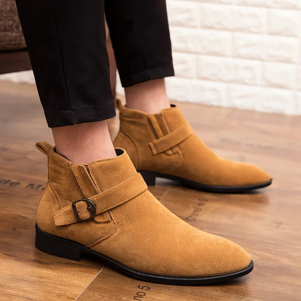 39-47 boots men brand comfortable fashion Casual boots#NX61N4