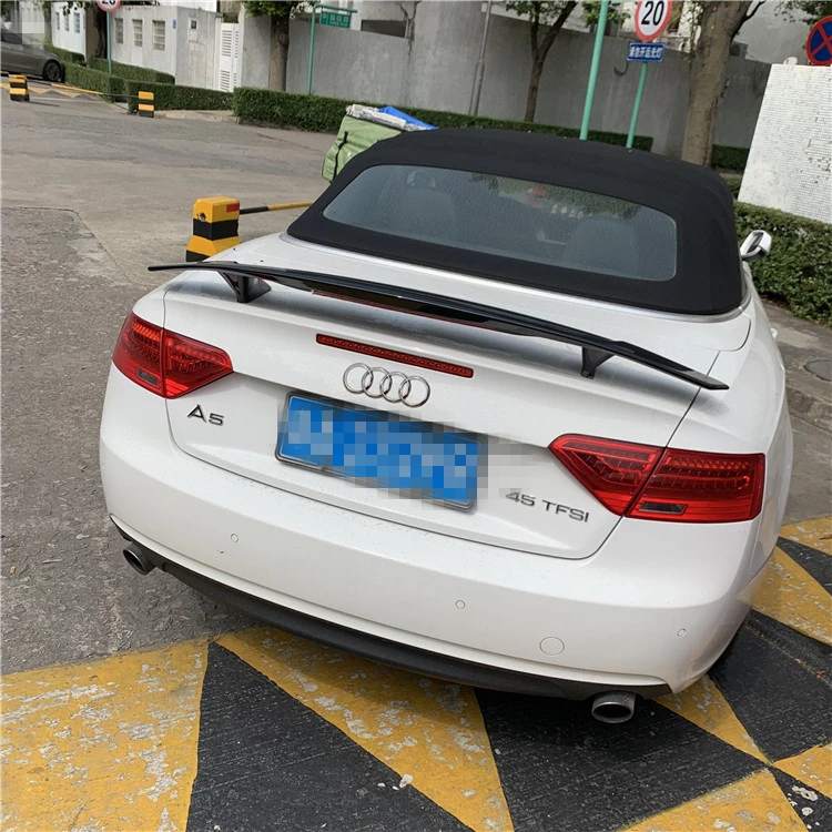 Для Audi A5 coupe спойлер 2012- Audi A5 cabriolet открытый автомобильный спойлер TF ABS Пластиковый материал заднее крыло автомобиля Цвет задний спойлер