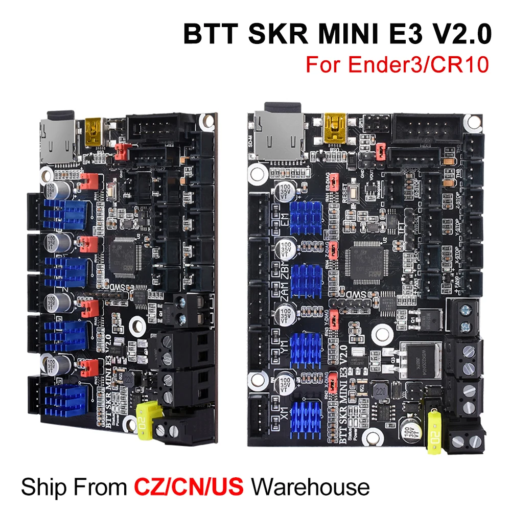 SKR MINI E3 V2 32Bit 3D Motherboard TMC2209 Printer Parts For Ender 3/5 Pro Upgrade BTT V1.4 Turbo 2 . |