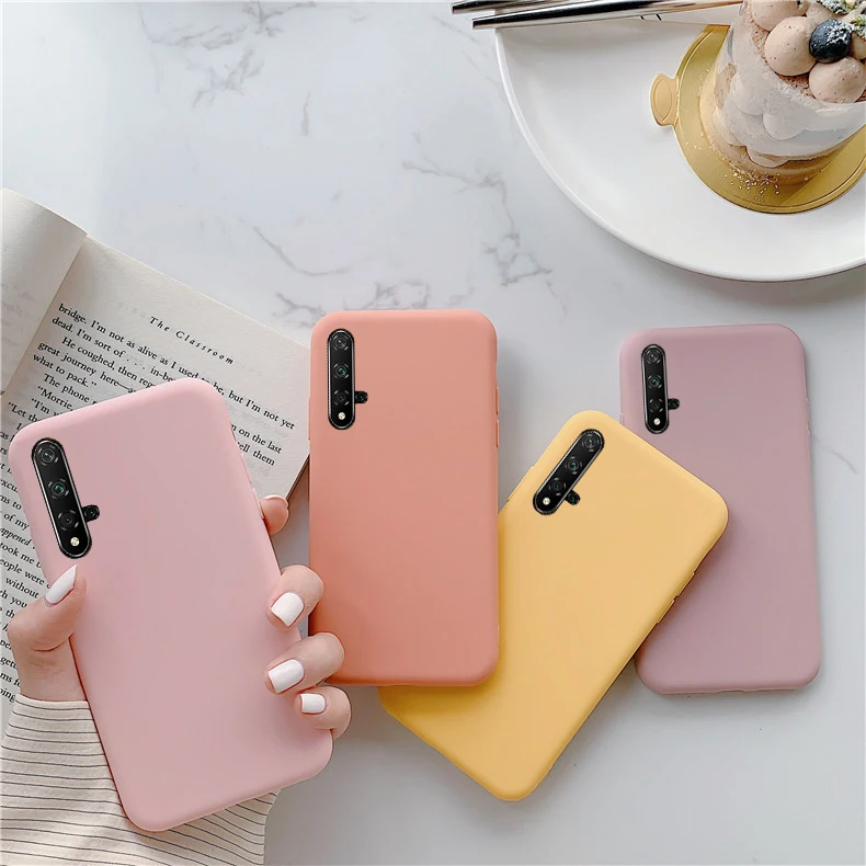 Soild Цвет чехол для huawei P Smart плюс Y5 Y6 Y7 Y9 Prime P10 P20 P30 Lite Коврики 20 Honor 20 Pro 10i 8X 8A 7A 7C Nova5 чехол