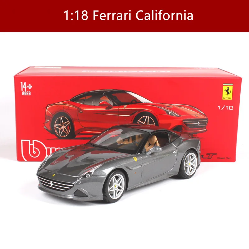 Bburago 1:18 Ferrari LAFERRARI черная модель автомобиля 1 18 имитация сплава оригинальная Rafa модель спортивного автомобиля супер модель автомобиля для бега подарок - Цвет: 12