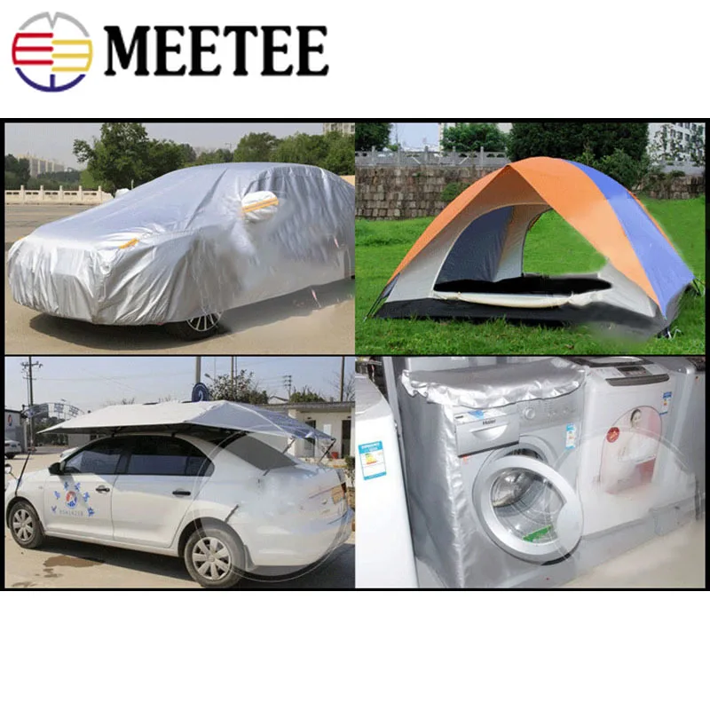 Meetee 0,16 мм толщиной 300D водонепроницаемая ткань Оксфорд 100x150 см Солнцезащитная анти-УФ ткань для наружного плаща палатки автомобиля одежда FA216