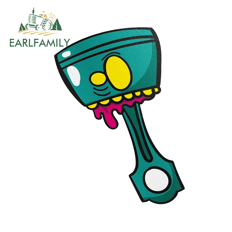 EARLFAMILY 13 см x 9 для зомби Запчасти поршень виниловые наклейки на машину аниме