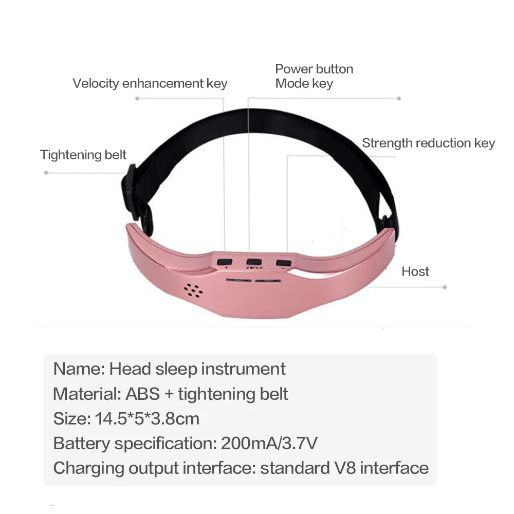 Здоровый Уход, Беспроводная зарядка, Электрический гипноз, голова, инструмент для сна, иглоукалывание, прибор для лечения бессонницы