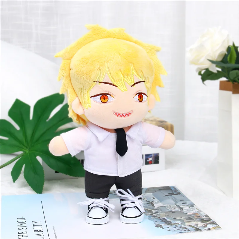 Chainsaw Man Power Plush Anime Power Hayakawa Aki Denji Makima Stuffed Plushies with Shoes Halloween Christams Gifts For Kids anime cosplay