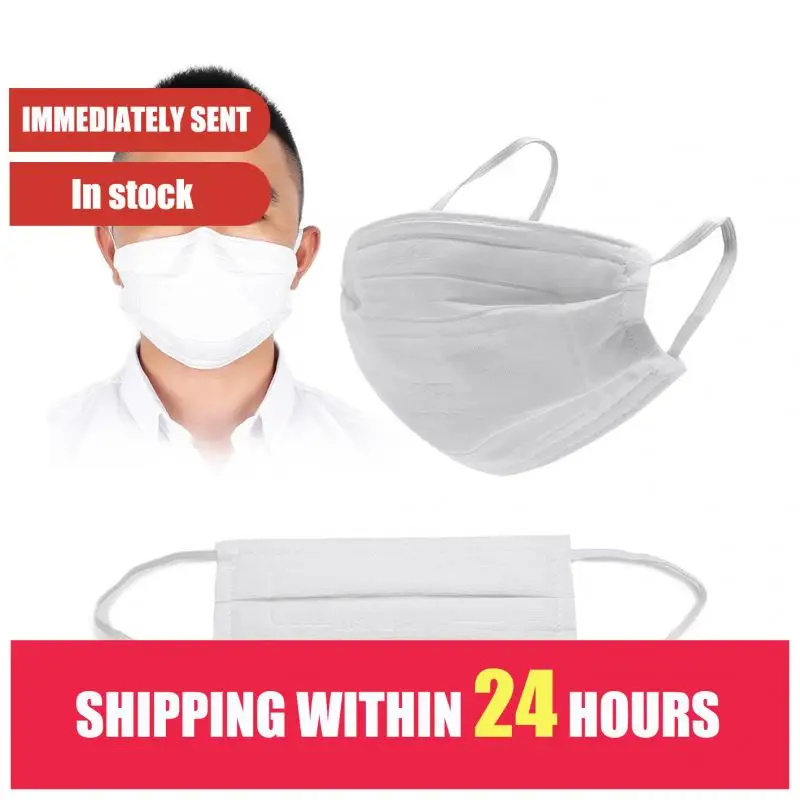 

20pcs Mask Non-woven Comfortable Ear Shield Face Shield Durable Practical Mask In Stock Comfortable Protective Breathable Mask