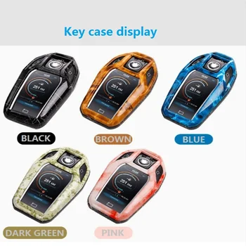 

LCD screen car key buckle shell For BMW 7series 730li 740 smart LCD screen X5 new 5 series 530 6 series GT