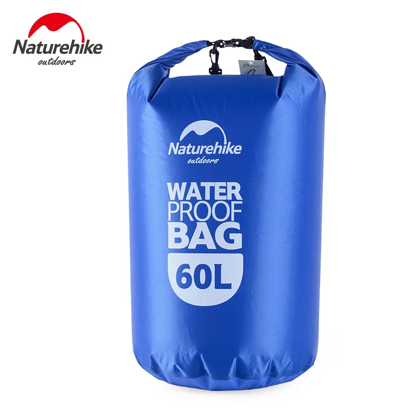 NatureHike Превосходное качество 60L Сверхлегкий Рафтинг сухой Спорт Водонепроницаемый Путешествия дрейфующих сумка NH15S005-D - Цвет: 11590