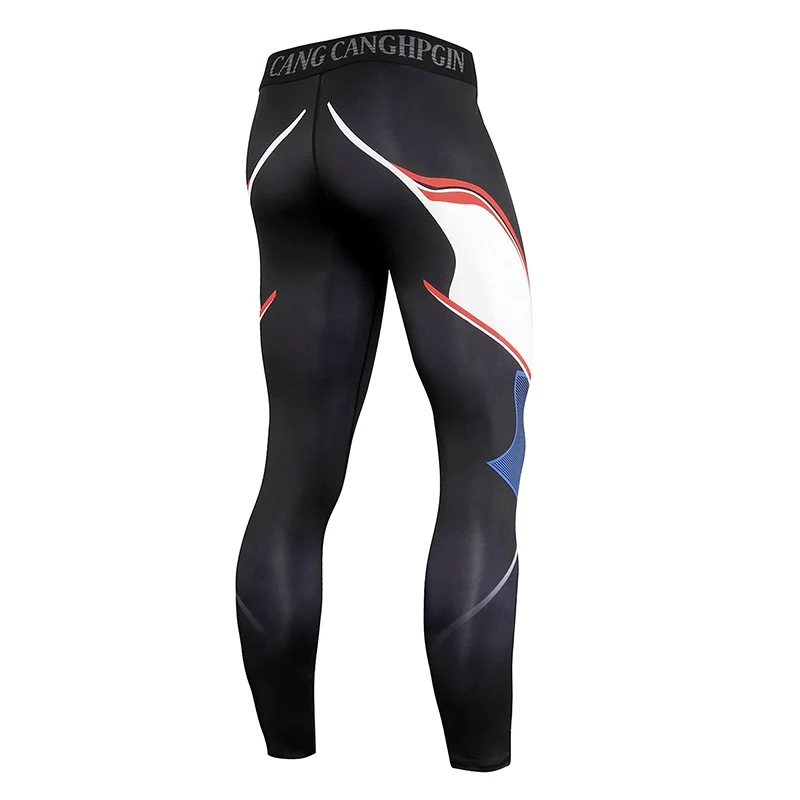 Quick Dry Compression Running Tights Men Joggings Pants Workout Gym Fitness Leggings Sportswear Training Bottoms Custom
