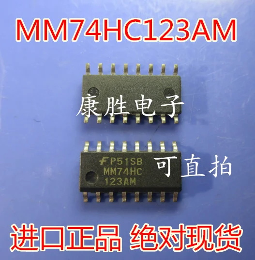 5 предметов в партии, MM74HC123AM MM74HC123AMX