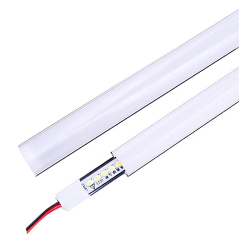 -Led 바, 알루미늄, dc 12v, 1m, 40 인치, LED 캐비닛 바 조명, 100, 72LED, u자형 프로필, Led 하드 라이트 바용, 10-5730 개
