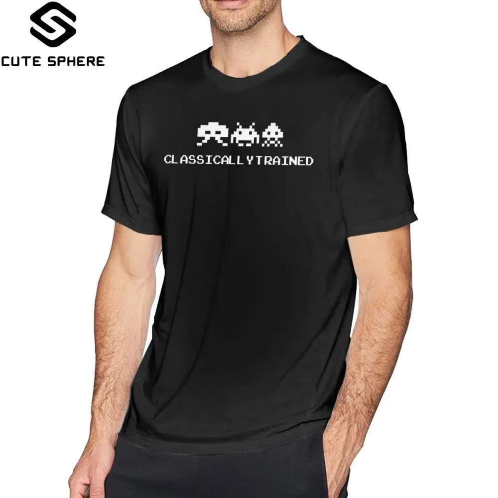 

Space Invaders T Shirt Classically Trained T-Shirt Classic Male Tee Shirt XXX 100 Percent Cotton Printed Cute Tshirt