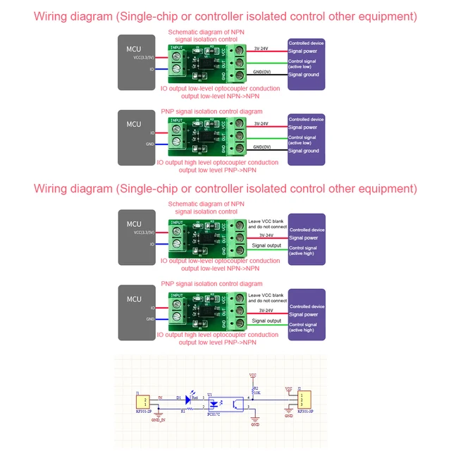 Modulo Isolamento Optoaccoppiatore 817 - Scheda Elettronica Per Controllo Relè 3.6-30V - Foto 4