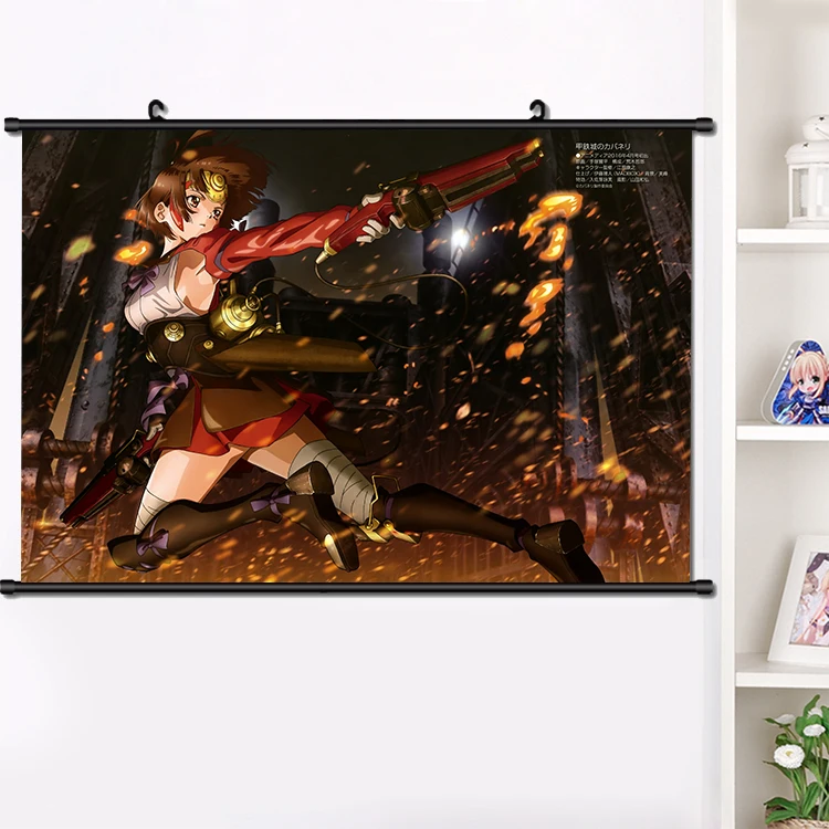 Японское аниме Koutetsujou No Kabaneri Ikoma mumei Ayame настенный постер манга искусство