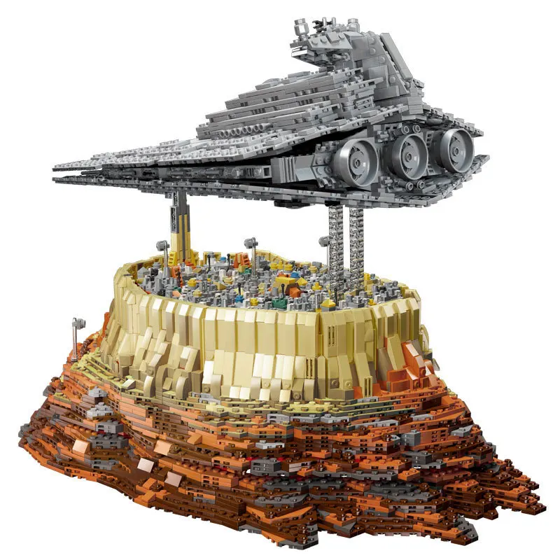 Форма король 21007 5162 шт Звездный план Империя над Jedha городской строительный блок