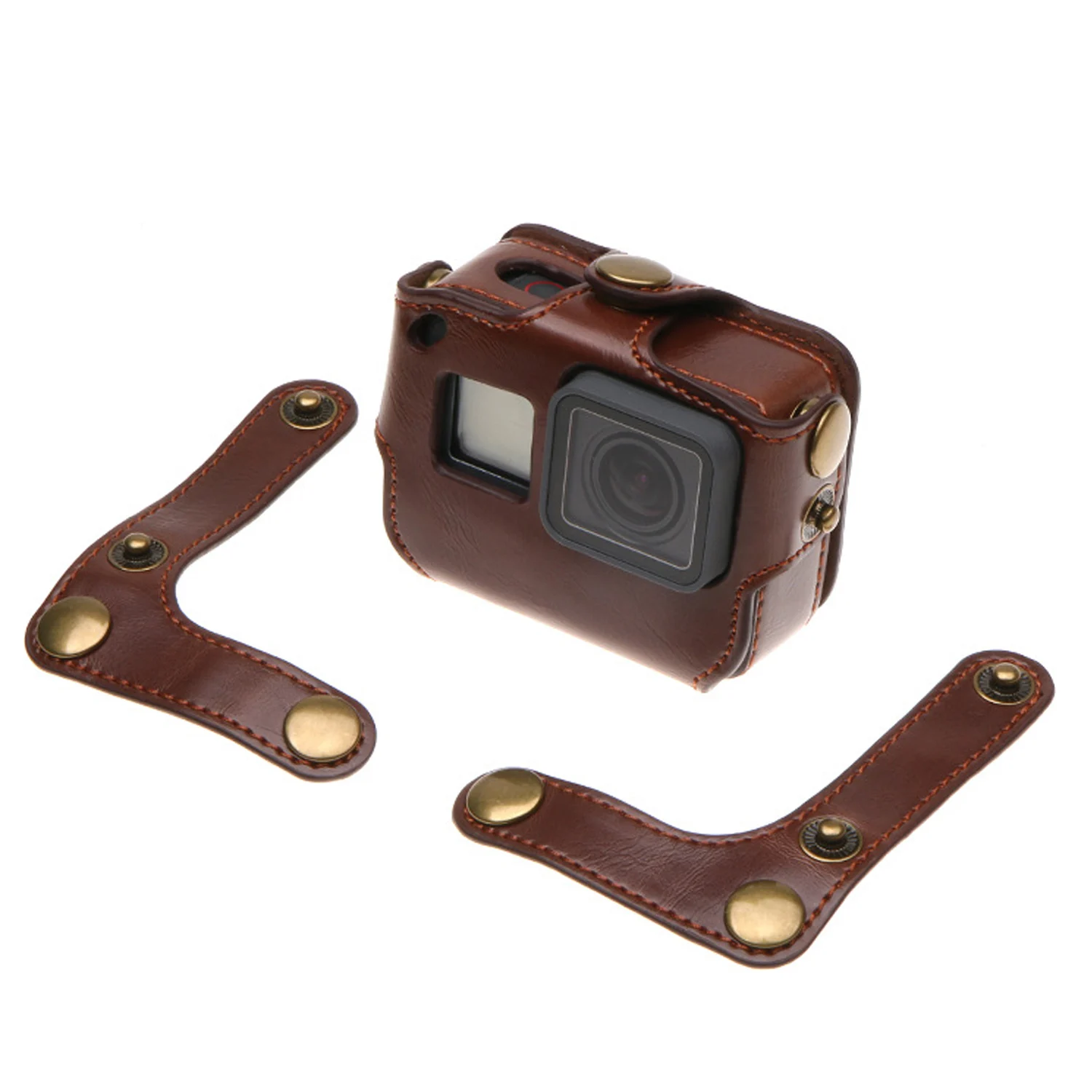 Защитный чехол для Gopro Hero 7 Портативный чехол из искусственной кожи для Go pro Hero 7 6 5 черный аксессуар для экшн-камеры