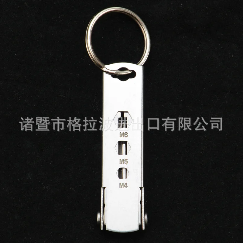 Camping Outdoor Portable Mini Folding Multi Function nail clippers keyring Knife Screwdriver Pocket Tool Set fashion Keychain