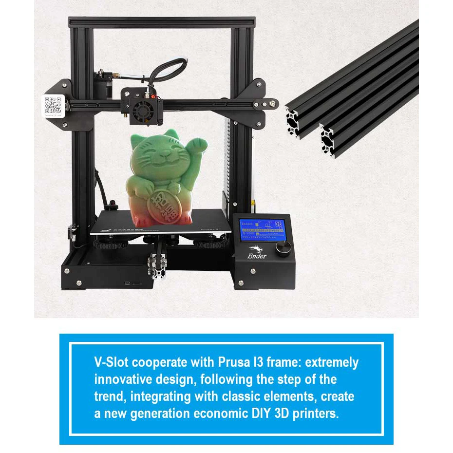 CREALITY 3D Ender-3 3d принтер модернизированная Магнитная пластина для сборки повторное отключение питания печать DIY KIT Mean Well Источник питания
