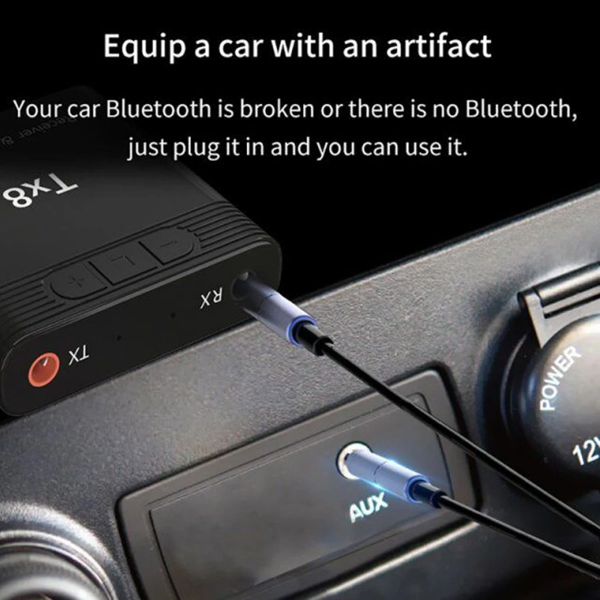 TX8 5 0 Bluetooth приемник передатчик с кнопкой регулировки громкости 2 в 1 аудио