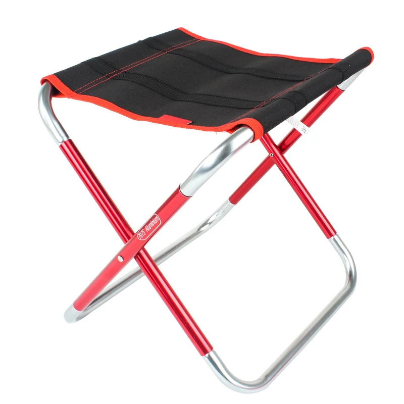 

Folding Chair Stools Mini Safe Seat Aluminum Alloy Breathable Portable Wear Resistant Outdoor Camping Fishing Picnic Beach