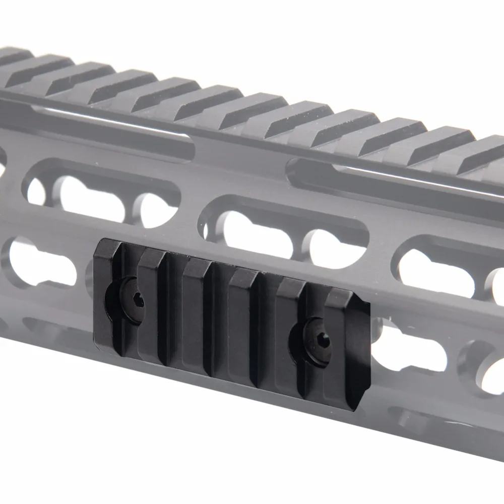 3 Sizes Tactical Hunting 2 5 Slot  3 7 Slot  5 13 slot Aluminum Keymod Scope Mount 55mm 75mm 135mm Picatinny Weaver Rail Airsoft Gun Shooting Accessory Rail Mount RL1-0023 (7)