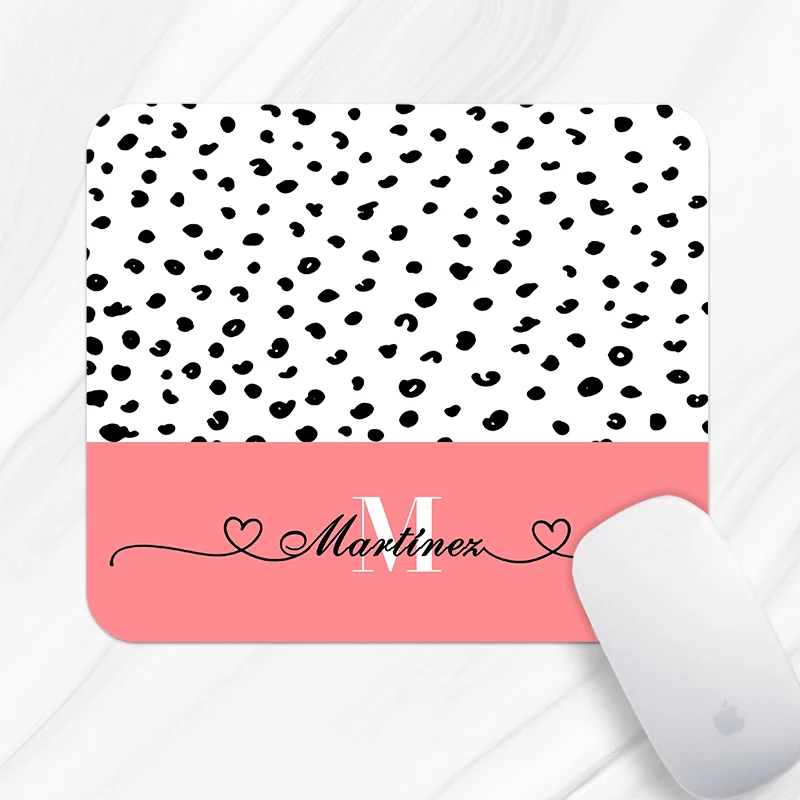 Your Name Mousepad for Gaming Laptop Computer Desk Mat Mouse Pad Wrist Rests Table Mat Office Desk Set Accessories