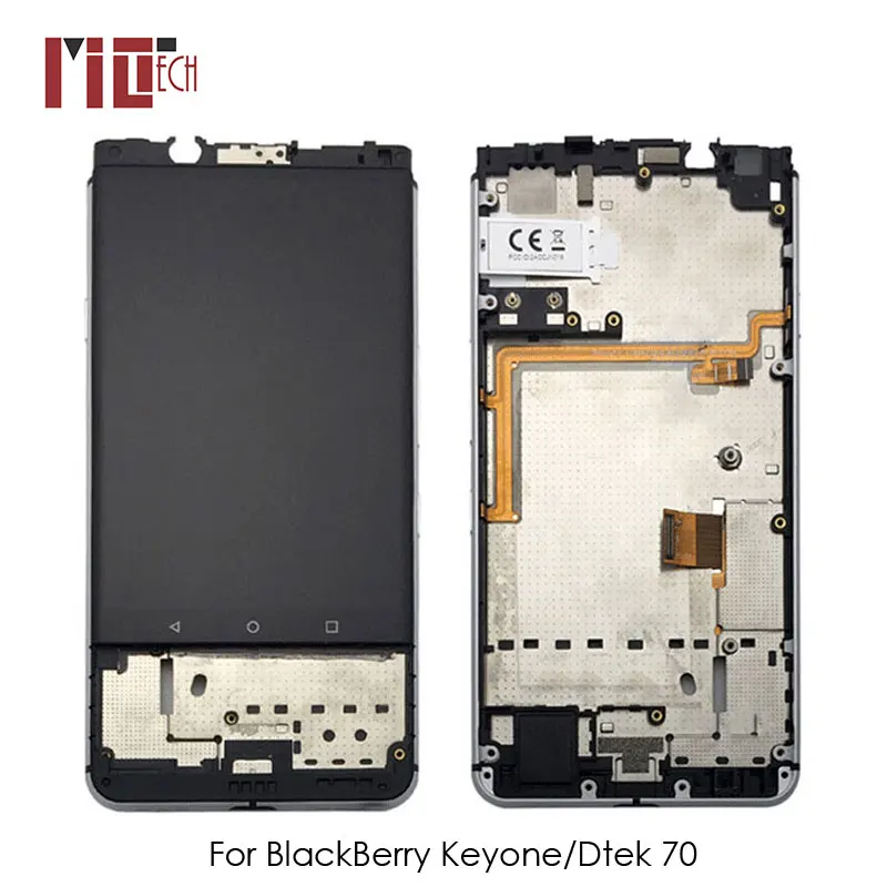 ЖК-дисплей для BlackBerry KEYone DTEK70 ips lcd кодирующий преобразователь сенсорного экрана в сборе Замена Черный Нет/с рамкой 1620x1080
