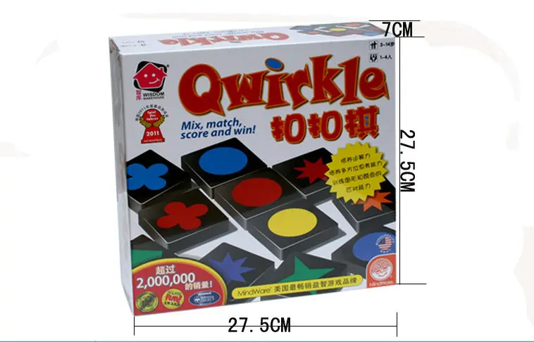 Qwirkle Mix оценка матча и выиграй! Детские развивающие игрушки шахматы настольные игры, сборные деревянные игрушки Qwirkle для взрослых интеллектуальные игры