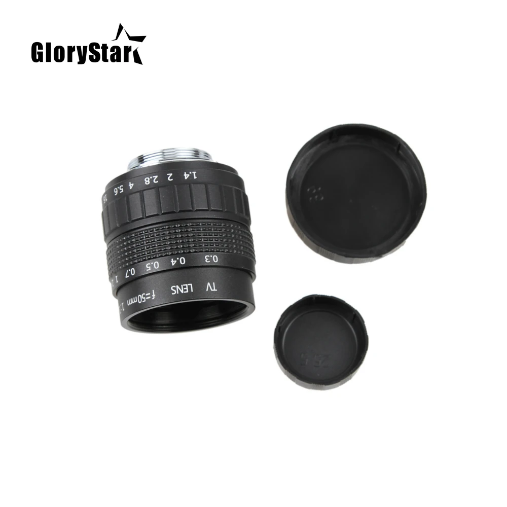 GloryStar 50 мм F1.4 CC ТВ для камеры наружного наблюдения+ С-образное крепление для объектива+ Кольцевая вспышка для макросъемки для ЖК-дисплея с подсветкой Fujifilm X-E2/X-E1/X-Pro1/X-M1/X-A2/X-A1/X-T1 C-FX