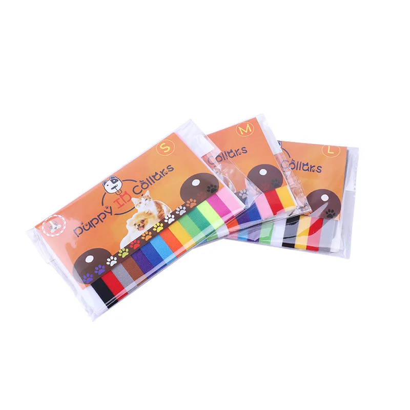 15 Colors Pet Dog Cat Rabbit Identification Circle Puppy Collar Marking Tape Rope For Newborn Animals Car Luggage Cargo Marking