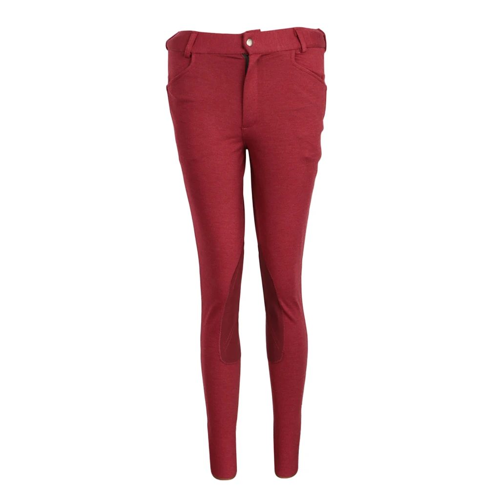 Cotton Horse Riding Equestrian Breeches Pants Full Leg Stretchy Equine Pants Equine Clothing Women 