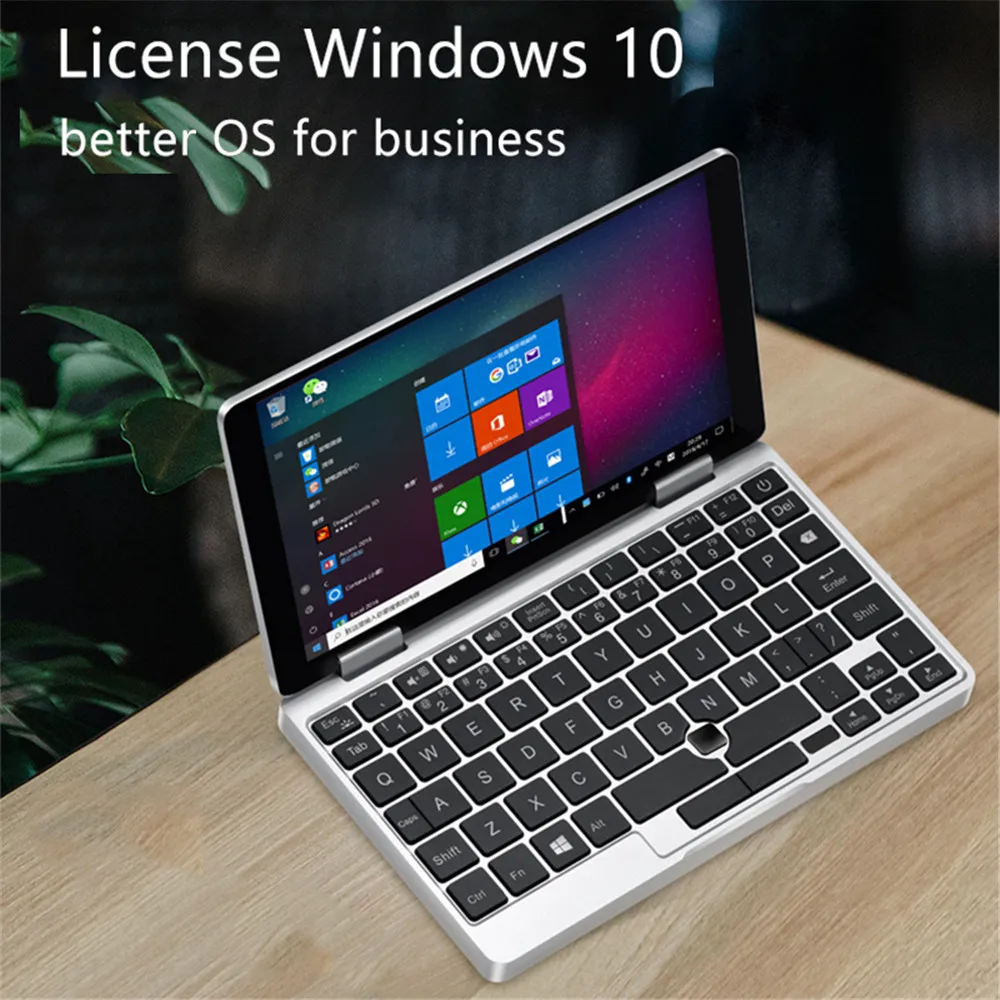 Один Нетбуки 7 дюймов металлический корпус ips Экран лицензии ОС Windows 10, 8GB 128GB SSD один влейте 1S карман для ноутбука с защитой от отпечатков пальцев BT
