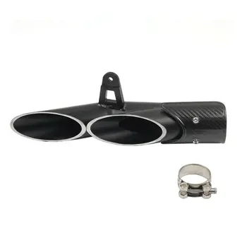 

Tail Pipe Motorcycle exhaust pipe Rustproof Tainless Steel Dual Outlet